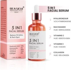 BEASICUI® Vitamine C Serum 30% - Gezichtsserum Met Hyaluronzuur En Vitamine E - Bevat Niacinamide En Collageen - 50ml -Verzorgingsproducten 1200x1169 3