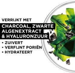 Garnier Skinactive Face Pure Charcoal Gezichtsmasker - 5 Stuks - Voordeelverpakking -Verzorgingsproducten 1200x1171 5