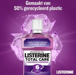 LISTERINE Total Care Tandbescherming, Mondspoeling, Biedt Complete Bescherming Voor Sterke Tanden Met 6 In 1 Effect, 3 X 500 Ml -Verzorgingsproducten 1200x1172 5