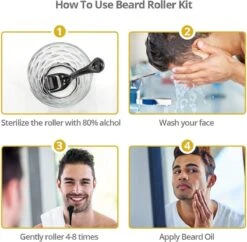 Kingsowned Derma Roller 1.5 Mm, 540 Naalden - Steriel Verpakt - Hoge Kwaliteit Chirurgisch Staal - Bewezen Effectief Tegen Rimpels, Acne Littekens, En Cellulitis & Stimulatie Van Haargroei Op De Hoofdhuid, Baardgroei -Verzorgingsproducten 1200x1178 4