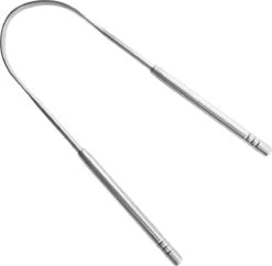 Merkloos Hygiënische Tongreiniger - Zilverkleurig - Metaal -Verzorgingsproducten 1200x1178 7