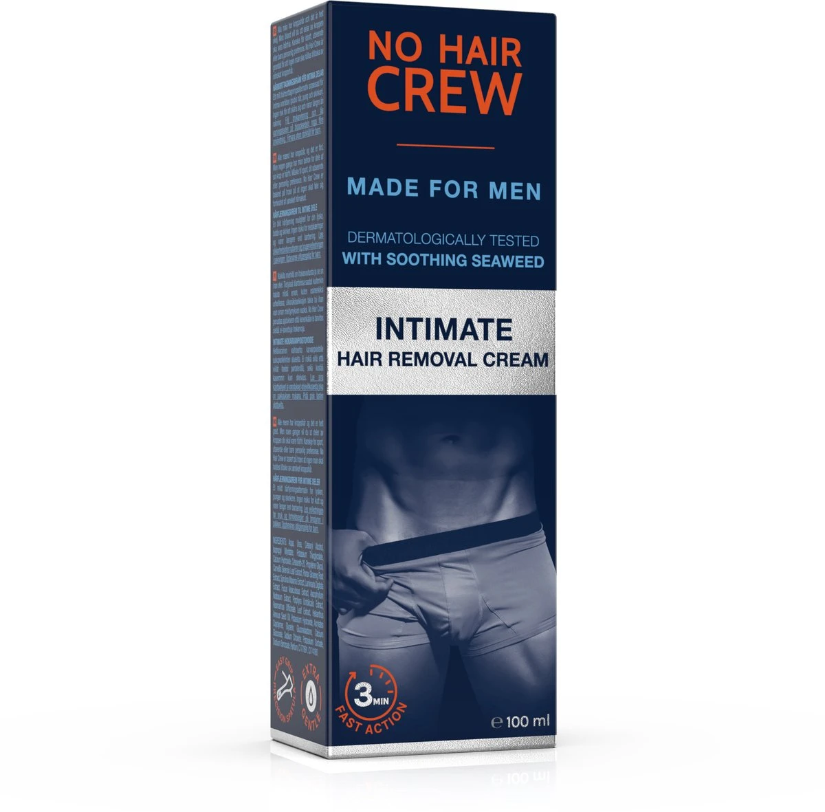 NO HAIR CREW – Premium Ontharingscreme Intieme Delen – Ontharing Mannen – 100 Ml - Intimate Hair Removal Cream - Ontharen Eraser For Men Zone Intiem Voor Man Genitalien 4 NO HAIR CREW – Premium Ontharingscreme Intieme Delen – Ontharing Mannen – 100 Ml - Intimate Hair Removal Cream - Ontharen Eraser For Men Zone Intiem Voor Man Genitalien - Afbeelding 4