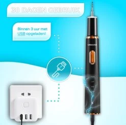 Tandsteen Verwijderaar Set - Elektrisch - Sonisch - Draadloos - Tandplak Verwijderen - Wit -Verzorgingsproducten 1200x1186 8