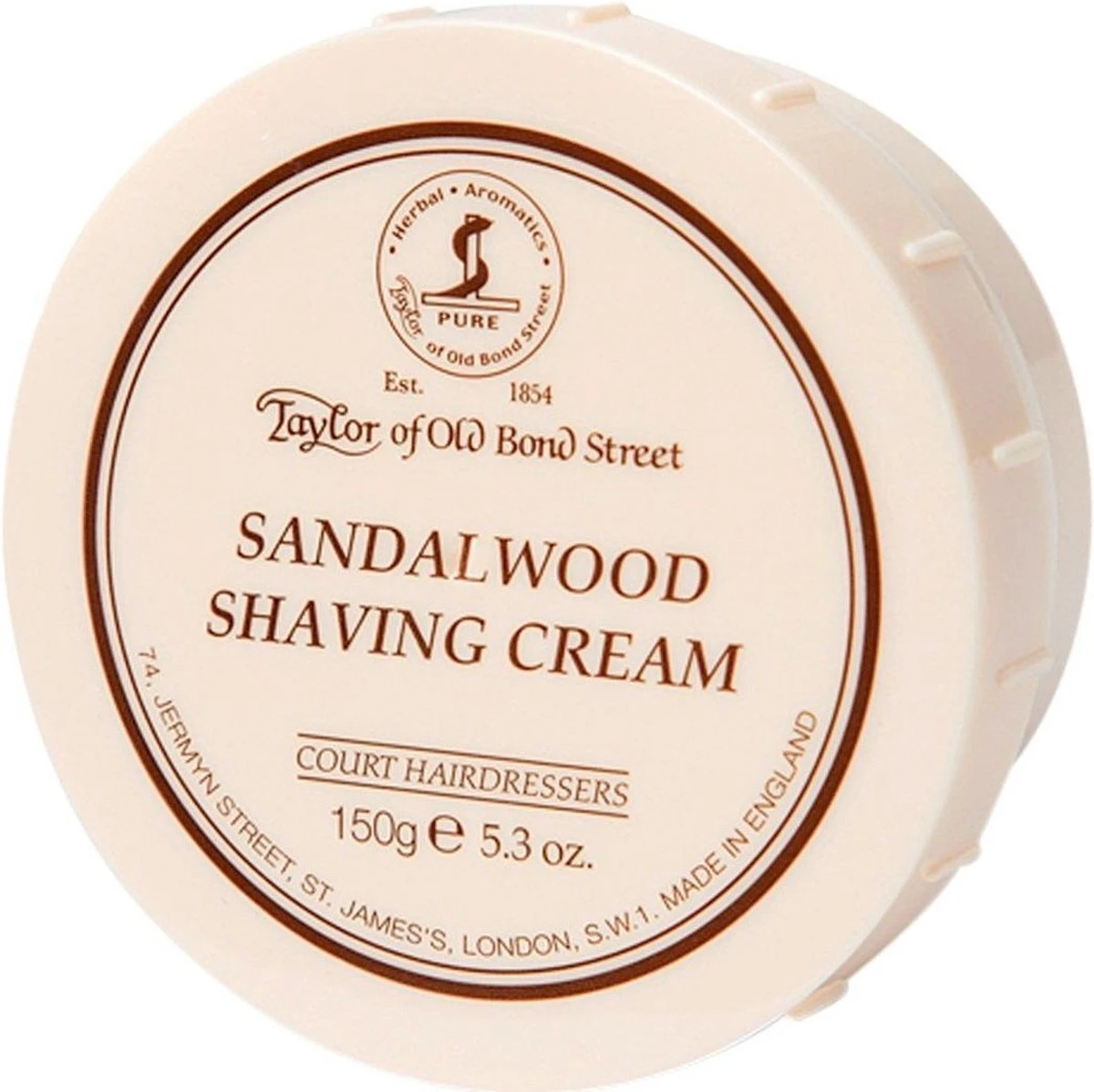 Taylor Of Old Bond Street Sandalwood Shaving Cream 150 Gr. 5 Taylor Of Old Bond Street Sandalwood Shaving Cream 150 Gr. - Afbeelding 5