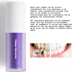 Tandpasta V34 Colour Corrector - Paarse Tandpasta - Tandenblekers - Hismile -Verzorgingsproducten 1200x1198 42