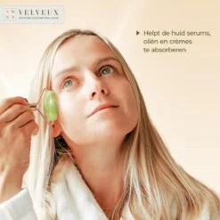 Velveux Gua Sha Jade Steen Gezichtsroller 4 Delige Set Cadeau Voor Vrouw - Geschenkset Vrouwen - Jade Roller - Gezichtsmassage - Valentijnsdag Cadeau -Verzorgingsproducten 1200x1200 1024