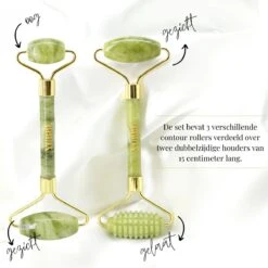 YUBBI™ Jade Gua Sha Set - Groene Jade Gezichtsroller - Schraper - Gezichtsverzorging - 4 Stuks - Inclusief Instructies -Verzorgingsproducten 1200x1200 1037