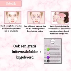 Demiracle® Rose Quartz Premium Gua Sha Schraper – Massagehulpmiddel – Gezichtsmassage – Massage – Ontspanning – Kwaliteit -Verzorgingsproducten 1200x1200 1054