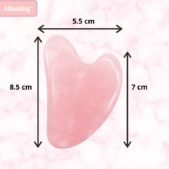 Demiracle® Rose Quartz Premium Gua Sha Schraper – Massagehulpmiddel – Gezichtsmassage – Massage – Ontspanning – Kwaliteit -Verzorgingsproducten 1200x1200 1057