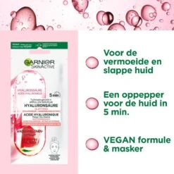 Garnier SkinActive Ampul Sheet Mask Met Watermeloen & Hyaluronzuur Gezichtsmasker - 5 Stuks -Verzorgingsproducten 1200x1200 1082