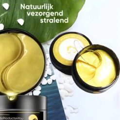 LifeProducts4You Oogmasker 60 Stuks - Eye Pads - Oogmasker Wallen - Gezichtsverzorging - Gezichtsmaskers Verzorging - Anti Wallen En Donkere Kringen - Oog Patches - 24 K Goud - Collageen -Verzorgingsproducten 1200x1200 1092