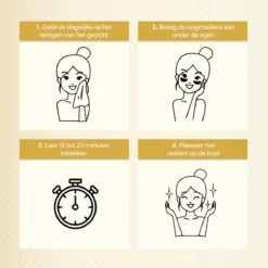 Collageen Oogmasker Tegen Wallen - 20 Paar (40 Stuks) - Gezichtsverzorging - Eye Oog Patches Pads - Goud -Verzorgingsproducten 1200x1200 1121