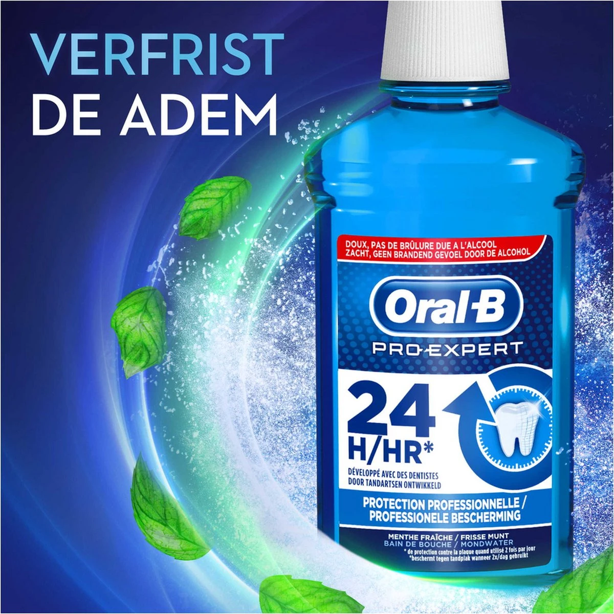 Oral B Oral-B Pro Expert - Voordeelverpakking 6x500 Ml - Mondwater 8 Oral B Oral-B Pro Expert - Voordeelverpakking 6x500 Ml - Mondwater - Afbeelding 8