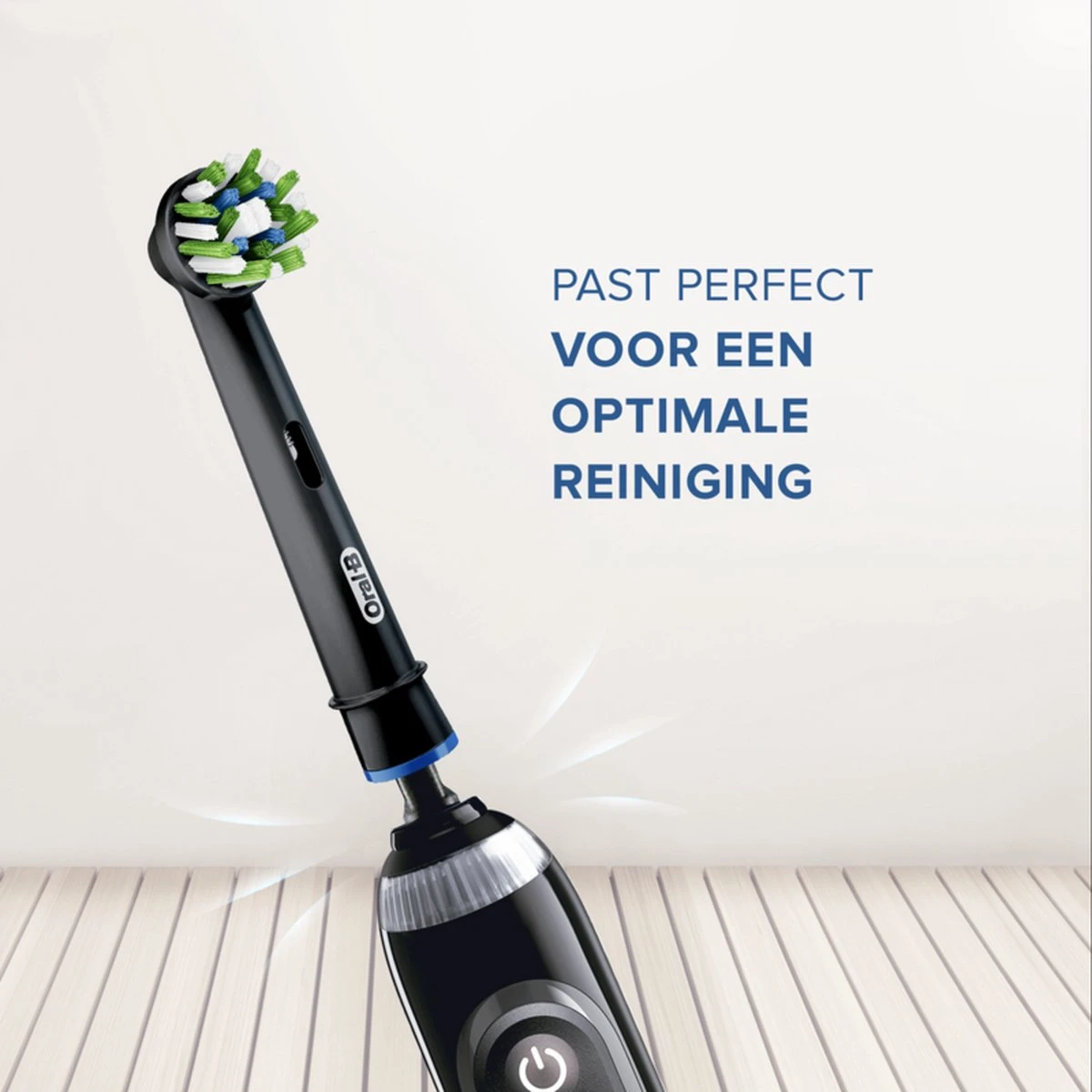 Oral B Oral-B CrossAction - Met CleanMaximiser-technologie - Opzetborstels - Zwart - 8 Stuks 2 Oral B Oral-B CrossAction - Met CleanMaximiser-technologie - Opzetborstels - Zwart - 8 Stuks - Afbeelding 2