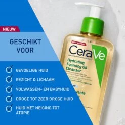 CeraVe - Hydrating Foaming Oil Cleanser - Voor Normale Tot Droge Huid - 236ml 13 CeraVe - Hydrating Foaming Oil Cleanser - Voor Normale Tot Droge Huid - 236ml -Verzorgingsproducten 1200x1200 126