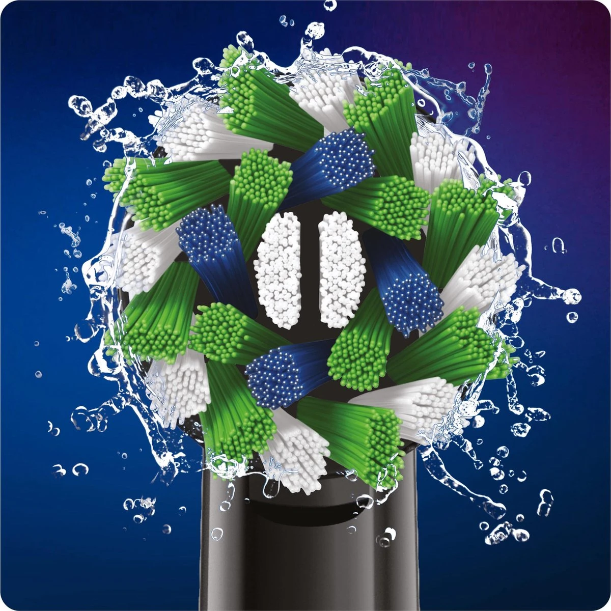 Oral B Oral-B CrossAction - Met CleanMaximiser-technologie - Opzetborstels - Zwart - 8 Stuks 7 Oral B Oral-B CrossAction - Met CleanMaximiser-technologie - Opzetborstels - Zwart - 8 Stuks - Afbeelding 7