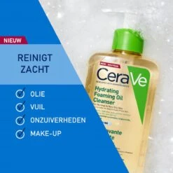 CeraVe - Hydrating Foaming Oil Cleanser - Voor Normale Tot Droge Huid - 236ml 16 CeraVe - Hydrating Foaming Oil Cleanser - Voor Normale Tot Droge Huid - 236ml -Verzorgingsproducten 1200x1200 128