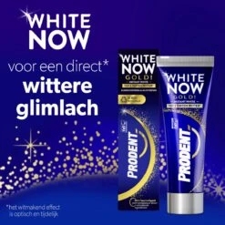 Prodent Whitening Now Gold Tandpasta - 12 X 75 Ml - Voordeelverpakking -Verzorgingsproducten 1200x1200 1422