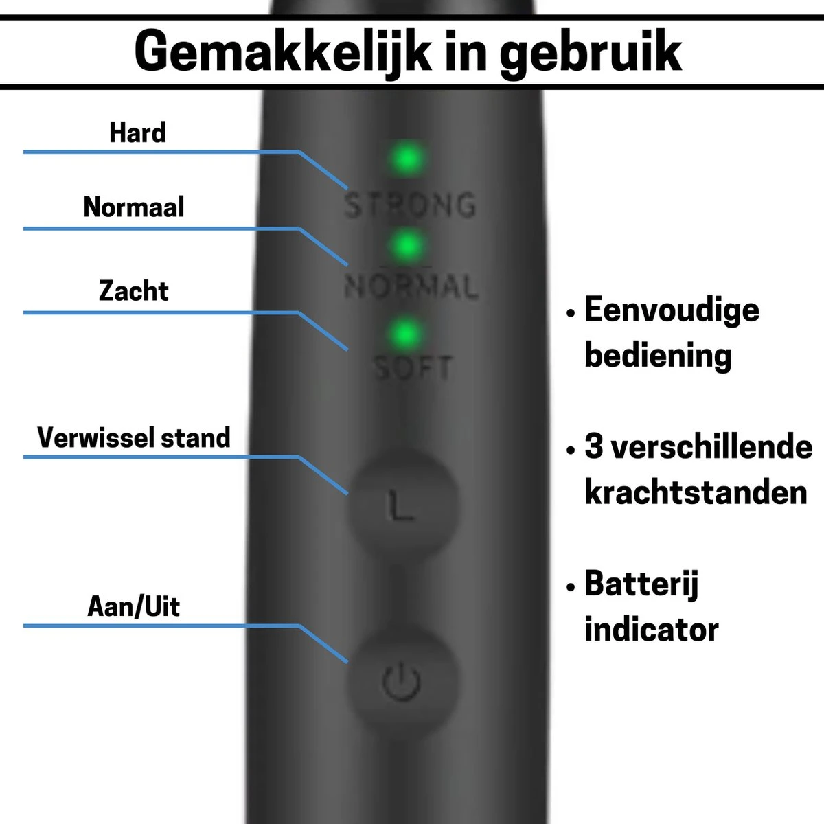 BOME Tandsteen Verwijderaar - 3 Opzetstukken - Tandplak Verwijderaar - Inclusief Spiegel En Pincet - 3 Standen 6 BOME Tandsteen Verwijderaar - 3 Opzetstukken - Tandplak Verwijderaar - Inclusief Spiegel En Pincet - 3 Standen - Afbeelding 6