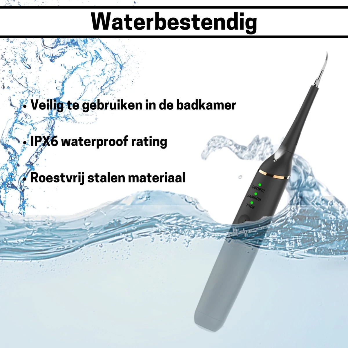 BOME Tandsteen Verwijderaar - 3 Opzetstukken - Tandplak Verwijderaar - Inclusief Spiegel En Pincet - 3 Standen 7 BOME Tandsteen Verwijderaar - 3 Opzetstukken - Tandplak Verwijderaar - Inclusief Spiegel En Pincet - 3 Standen - Afbeelding 7