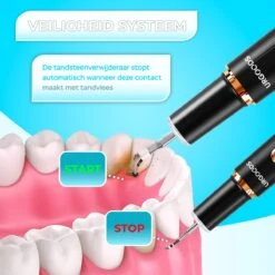Tandsteen Verwijderaar Set - Elektrisch - Sonisch - Draadloos - Tandplak Verwijderen - Wit -Verzorgingsproducten 1200x1200 1466