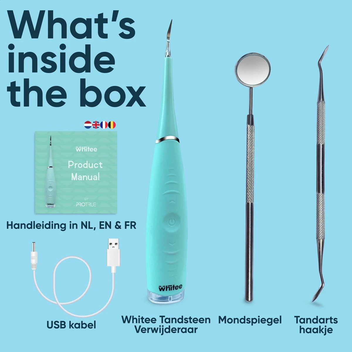 Whitee Elektrische Tandsteen Verwijderaar - Tanden Polijsten - Tandarts Tandsteenverwijderaars - Elektrisch Tandplak Verwijderen 11 Whitee Elektrische Tandsteen Verwijderaar - Tanden Polijsten - Tandarts Tandsteenverwijderaars - Elektrisch Tandplak Verwijderen - Afbeelding 11