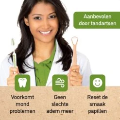 Nutty Green 3-Delige Tongschraper Set Inclusief Opbergcase - Tongreiniging Mondverzorging - Tongreiniger Mondhygiëne - RVS Schraper Voor Schone Tong Reiniging - Tongborstel Tegen Slechte Adem - Zero Waste Lifestyle -Verzorgingsproducten 1200x1200 1546