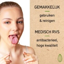Nutty Green 3-Delige Tongschraper Set Inclusief Opbergcase - Tongreiniging Mondverzorging - Tongreiniger Mondhygiëne - RVS Schraper Voor Schone Tong Reiniging - Tongborstel Tegen Slechte Adem - Zero Waste Lifestyle -Verzorgingsproducten 1200x1200 1547