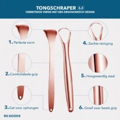 RX Goods Rosé Gouden Tongschraper Voor Mondverzorging – 4 Stuks – Duurzaam & Herbruikbaar -Verzorgingsproducten 1200x1200 1584
