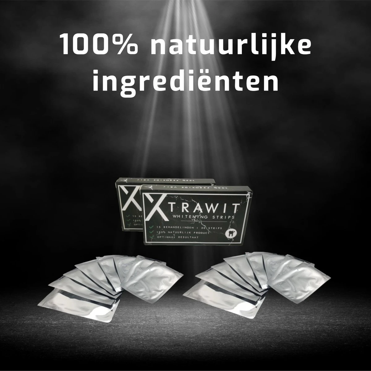 Xtrawit - Teeth Whitening Strips - Tandenbleekset - Wittere Tanden - Goedgekeurde Tandenbleek Strips - 30 Strips 2 Xtrawit - Teeth Whitening Strips - Tandenbleekset - Wittere Tanden - Goedgekeurde Tandenbleek Strips - 30 Strips - Afbeelding 2