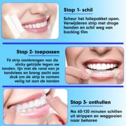Diamond White - Teeth Whitening Strips - 28x Strips - Zonder Peroxide (0%) - Tandenbleekset - Tandenbleek Strips – Mint -Verzorgingsproducten 1200x1200 1625