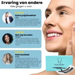 Glory Of White - Professionele Tandenbleek Strips - 28 Strips - Teeth Whitening Strips - Wittere Tanden - Zonder Peroxide - Tanden Bleken -Verzorgingsproducten 1200x1200 1648