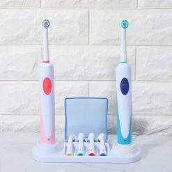 IBright Elektrische Tandenborstel Houder & Opzetborstelhouder - Met Opbergunit Voor 4 Opzetborstels - Universeel - Geschikt Voor Oral B Toothbrush -Verzorgingsproducten 1200x1200 1663