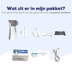 Aerosoltoestel Met 3 Mondstukken - Nebulizer Inhalator - Aerosoltoestel Kinderen, Volwassenen En Baby's - Vernevelaar Inhalator - Gezichtsstomer - Helpt Tegen Luchtwegaandoeningen -Verzorgingsproducten 1200x1200 186