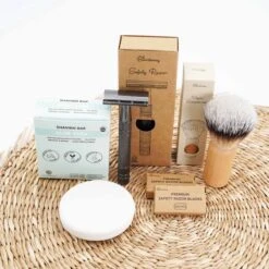 Safety Razor Starterkit Aluminium Voor Mannen En Vrouwen Glossy Black - 20 Mesjes - Scheerkwast - Scheerzeep - Scheren Starterset -Verzorgingsproducten 1200x1200 453