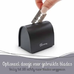 Safety Razor Starterkit Aluminium Voor Mannen En Vrouwen Glossy Black - 20 Mesjes - Scheerkwast - Scheerzeep - Scheren Starterset -Verzorgingsproducten 1200x1200 454