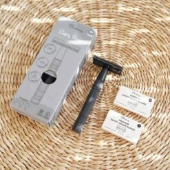 Safety Razor Starterkit Aluminium Voor Mannen En Vrouwen Glossy Black - 20 Mesjes - Scheerkwast - Scheerzeep - Scheren Starterset -Verzorgingsproducten 1200x1200 455