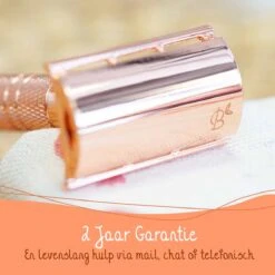 Bamboozy Safety Razor + 10 Scheermesjes Aluminium Rose Gold Goud Unisex Voor Vrouwen Scheermes 10 Bamboozy Safety Razor + 10 Scheermesjes Aluminium Rose Gold Goud Unisex Voor Vrouwen Scheermes -Verzorgingsproducten 1200x1200 534