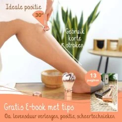 Bamboozy Safety Razor + 10 Scheermesjes Aluminium Rose Gold Goud Unisex Voor Vrouwen Scheermes 11 Bamboozy Safety Razor + 10 Scheermesjes Aluminium Rose Gold Goud Unisex Voor Vrouwen Scheermes -Verzorgingsproducten 1200x1200 535