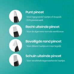 FreshDragon Pincet Epileer Set - Met Wenkbrauw Schaartje En Mesje - Tweezer -Verzorgingsproducten 1200x1200 565