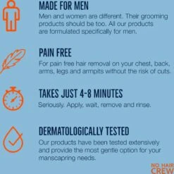 NO HAIR CREW - Ontharingscreme Mannen - Lichaam - Men - Ontharing Mannen 16 NO HAIR CREW - Ontharingscreme Mannen - Lichaam - Men - Ontharing Mannen -Verzorgingsproducten 1200x1200 609