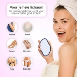 Cheveux Crystal Hair Removal – Scrubi - Kristal Ontharing Benen – Kristalpad Haarverwijderaar Voor Vrouwen – Hair Eraser – Bleame -Verzorgingsproducten 1200x1200 623