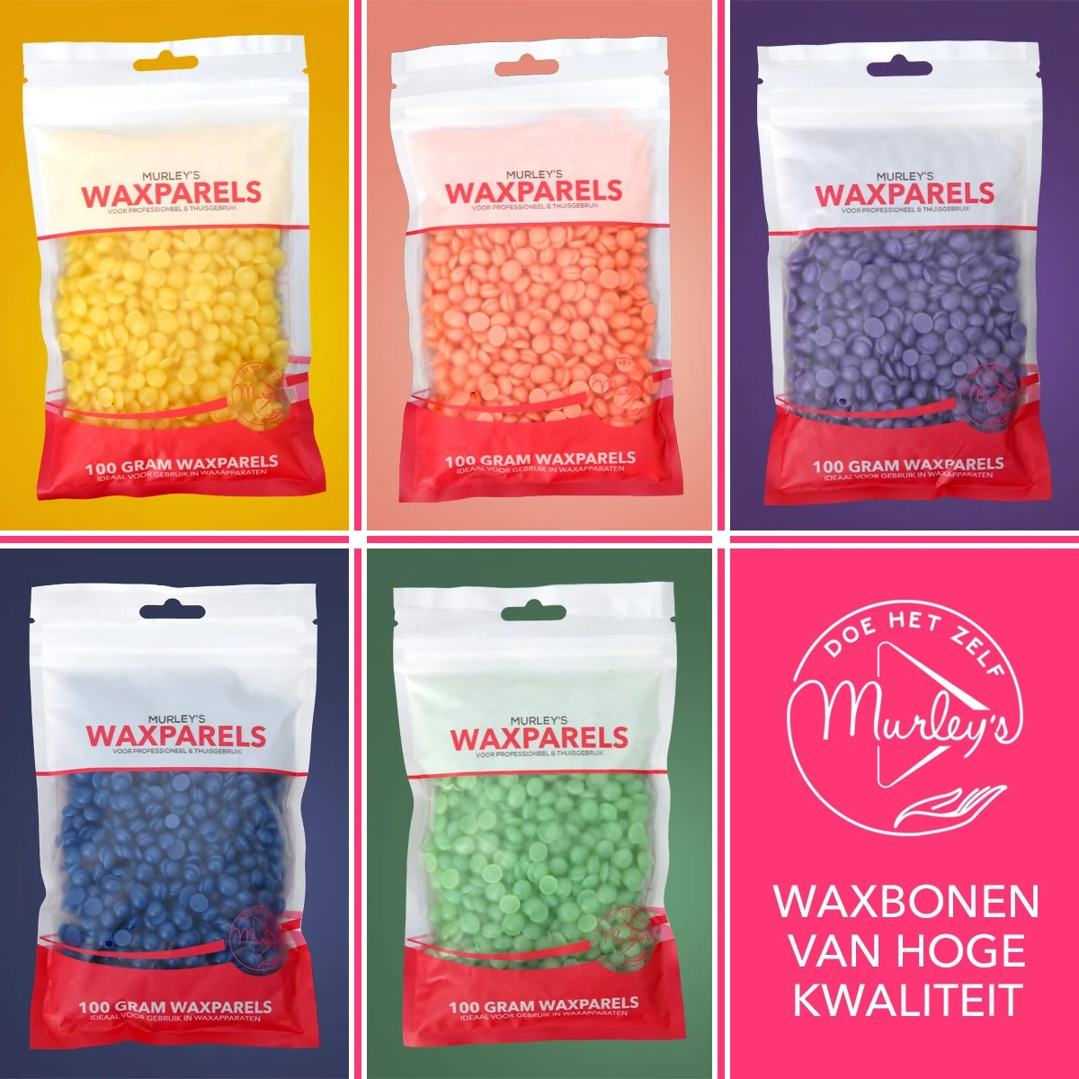 MURLEY'S Wax Apparaat Ontharing Set Incl. 500 Gram Waxbonen, Pre En Afterspray En 30 Houten Spatels Voor Lichaam En Gezicht. 2 MURLEY'S Wax Apparaat Ontharing Set Incl. 500 Gram Waxbonen, Pre En Afterspray En 30 Houten Spatels Voor Lichaam En Gezicht. - Afbeelding 2