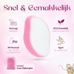 Agellic® Crystal Hair Removal – Hair Remover – Crystal Hair Remover – TikTok – Scrubi – Pijnloze Epilator – Scrubbi – Kristalpad – Haarverwijderaar Voor Vrouwen – Crystal Hair Eraser – Roze -Verzorgingsproducten 1200x1200 692