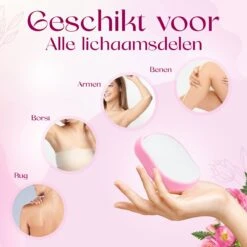 Agellic® Crystal Hair Removal – Hair Remover – Crystal Hair Remover – TikTok – Scrubi – Pijnloze Epilator – Scrubbi – Kristalpad – Haarverwijderaar Voor Vrouwen – Crystal Hair Eraser – Roze -Verzorgingsproducten 1200x1200 694