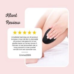 Merkloos Crystal Hair Removal Zwart - Crystal Hair Eraser - Epilator - Kristalpad - Ontharing - Pijnloos - Haarverwijderaar -Verzorgingsproducten 1200x1200 709