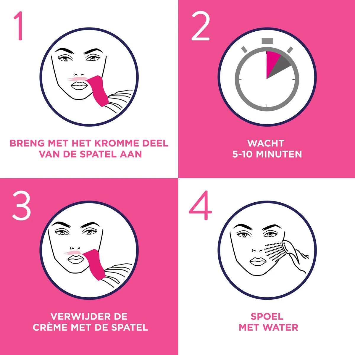 Veet - Minima - Ontharingscrème - Gezicht - 2 X 50 Ml 4 Veet - Minima - Ontharingscrème - Gezicht - 2 X 50 Ml - Afbeelding 4