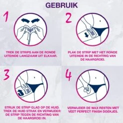 Veet - Easy-Gel Wax - Ontharingsstrips - Bikinilijn - Gevoelige Huid - 2 X 16 Stuks -Verzorgingsproducten 1200x1200 758