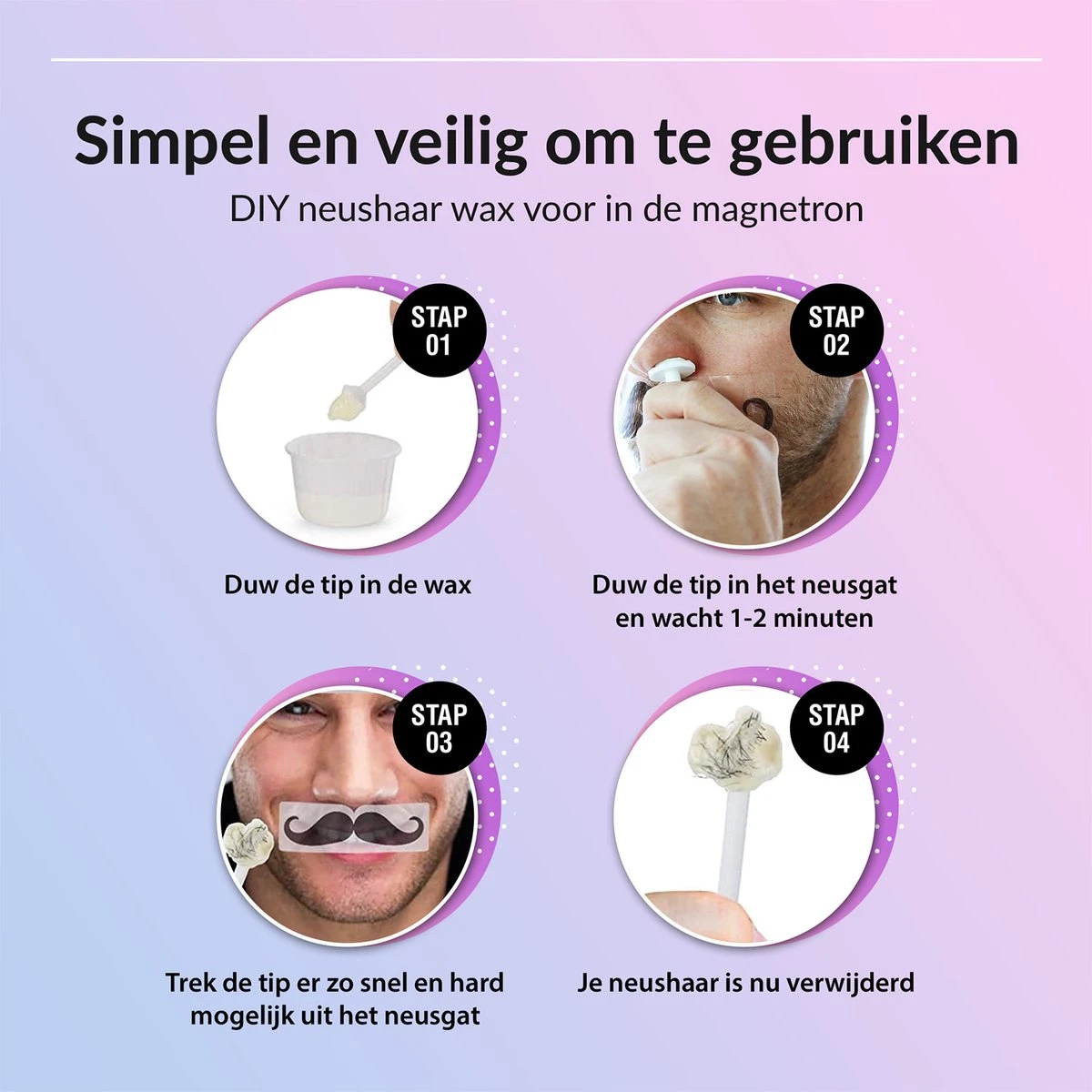 Rivema Luxe Wax Ontharing Set – Neus Ontharing – Wax Beans – Ontharingswax – Ontharen – 7 Maanden Haarvrij 4 Rivema Luxe Wax Ontharing Set – Neus Ontharing – Wax Beans – Ontharingswax – Ontharen – 7 Maanden Haarvrij - Afbeelding 4