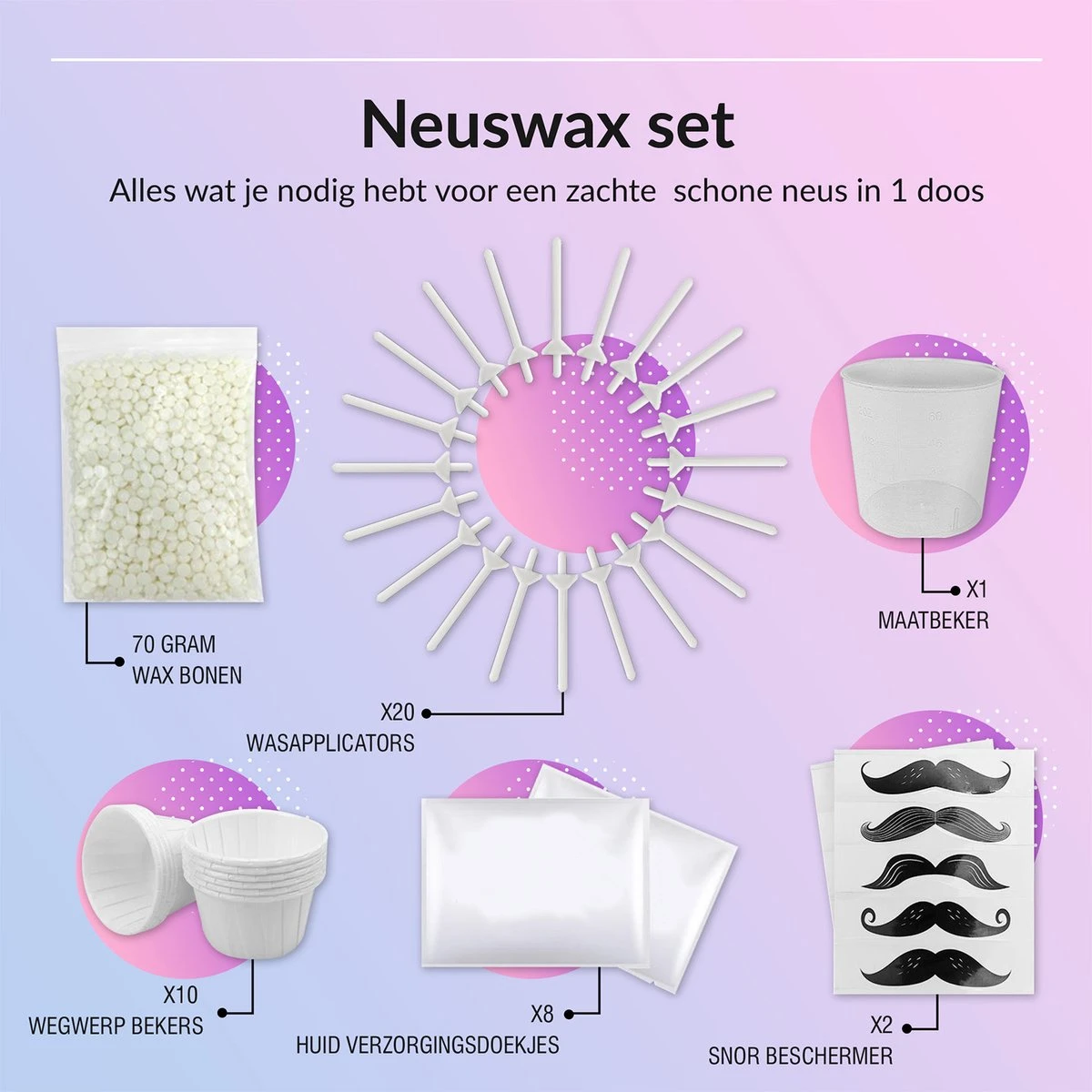 Rivema Luxe Wax Ontharing Set – Neus Ontharing – Wax Beans – Ontharingswax – Ontharen – 7 Maanden Haarvrij 6 Rivema Luxe Wax Ontharing Set – Neus Ontharing – Wax Beans – Ontharingswax – Ontharen – 7 Maanden Haarvrij - Afbeelding 6